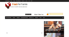 Desktop Screenshot of freshasfrankie.com